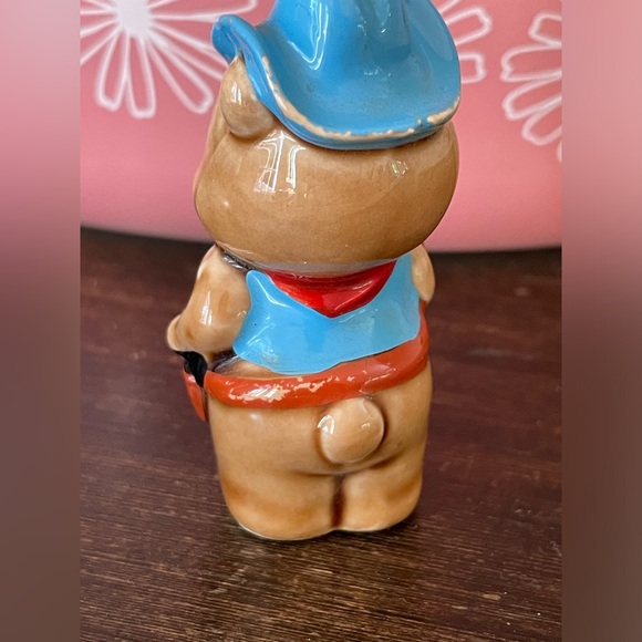 Vintage Kitschy Capilano Ceramic Cowboy Teddy Bear🧸🤠 - Picture 6 of 8